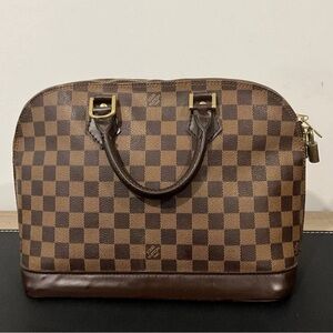 Louis Vuitton Alma Damier Ebene Handbag